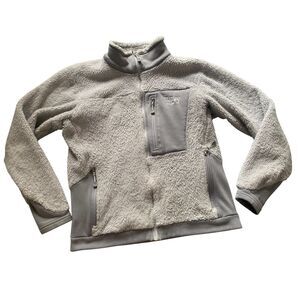MOUNTAIN HARDWEAR Polartec Thermal monkey Fleece Gray JACKET COAT sz M